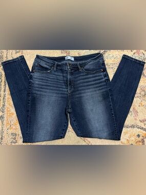 BKE Women’s Sz 31 Gabby Curvy Fit High Rise Skinny Denim Blue Jeans